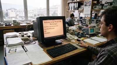 Primera página web de la historia alojada en info.cern.ch
