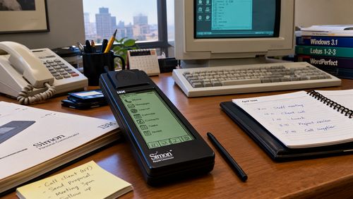 Primer celular inteligente: la historia del IBM Simon